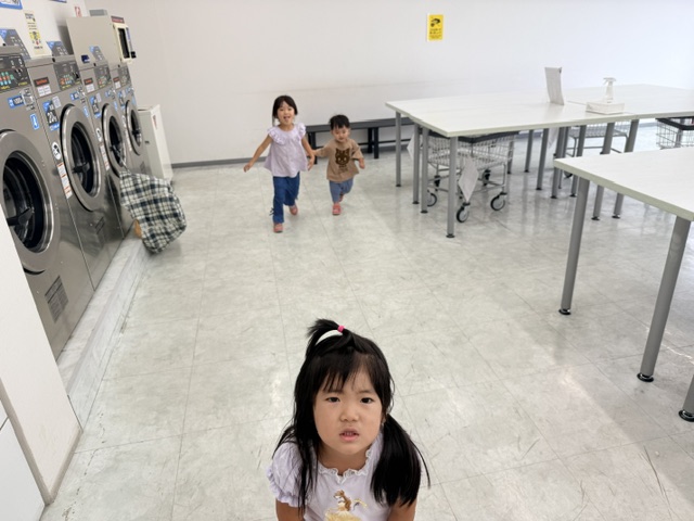 はじめてのコインランドリー